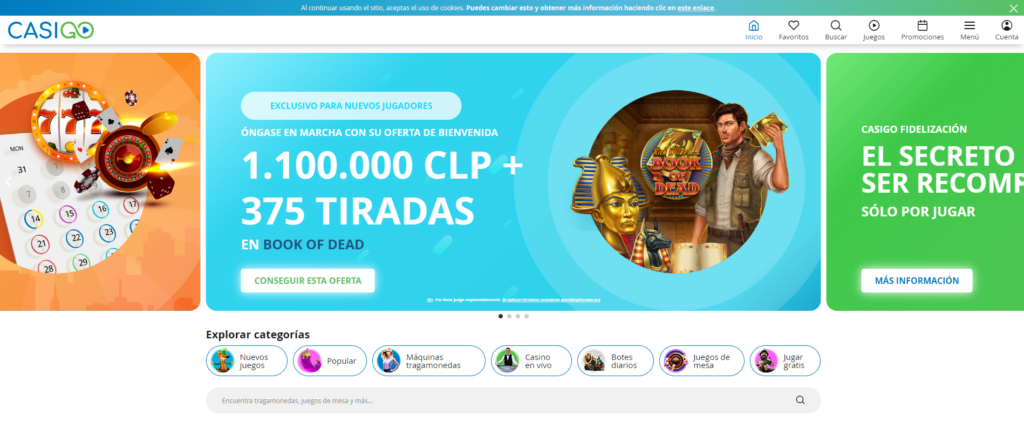 CasiGO tiene un diseño muy colorido y alegre