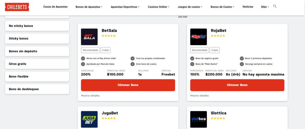En chilebets.com vas a encontrar las mejores casas de apuestas para hacer tus pronósticos deportivos