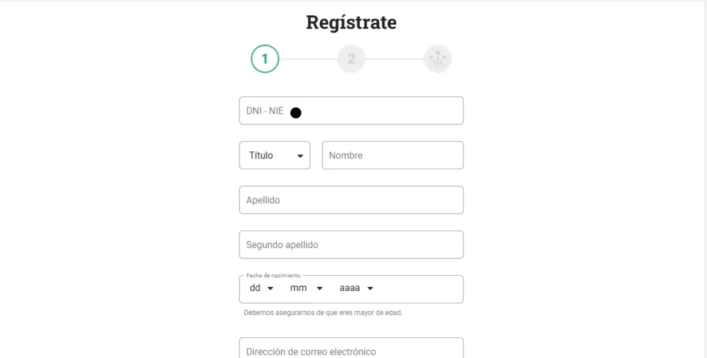 Registro en LeoVegas para código de bono