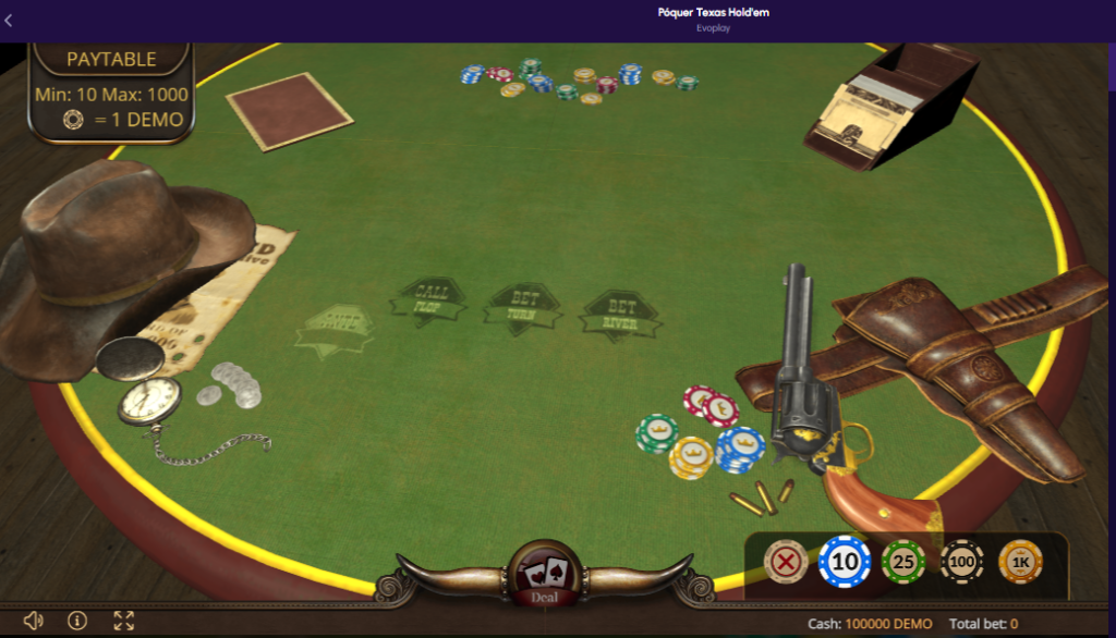 Ejemplo de juego Texas Hold´em en Novajackpot